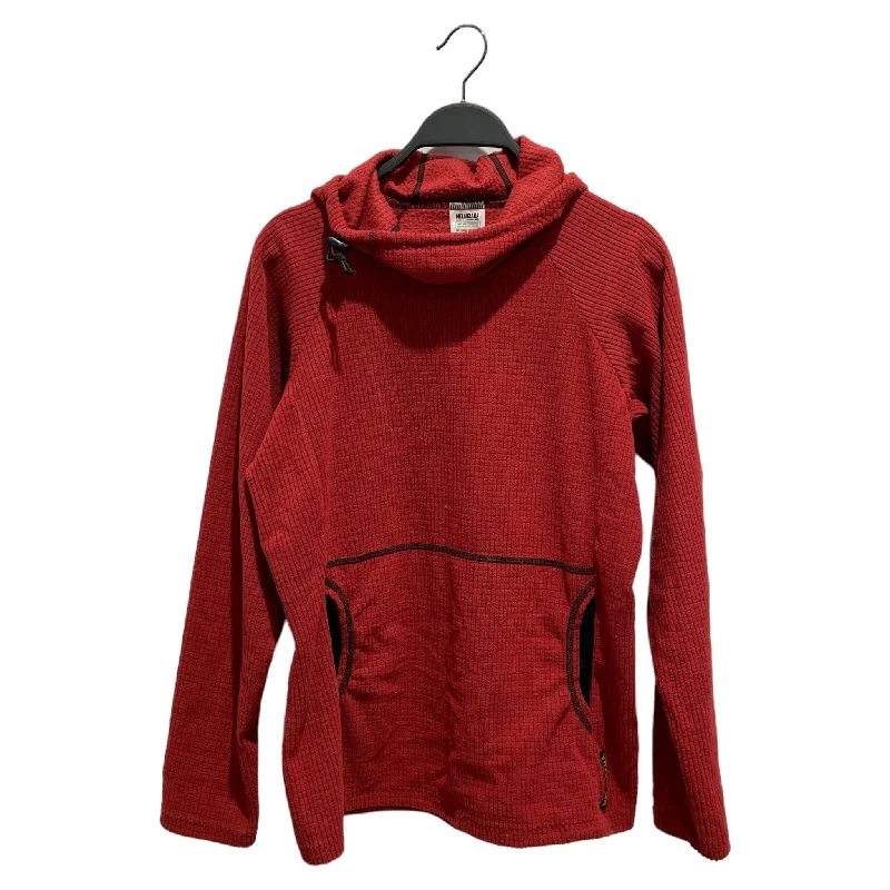 Melanzana/Sweatshirt/S/Polyester/RED/Microgrid V1 Hoodie