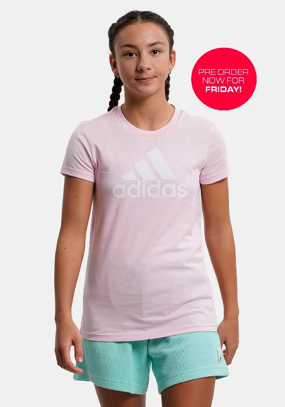 Adidas Girls Essentials Big Logo Tee <br> IC6123