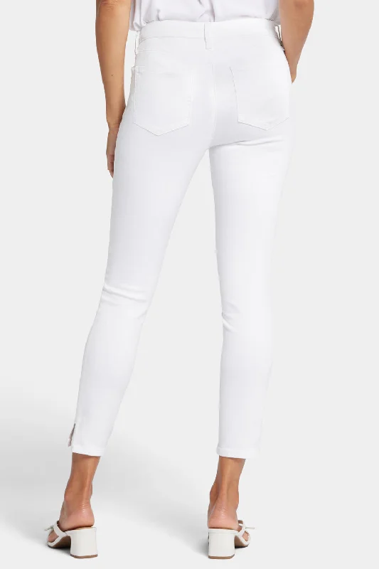 Ami Skinny Ankle Jeans - Optic White