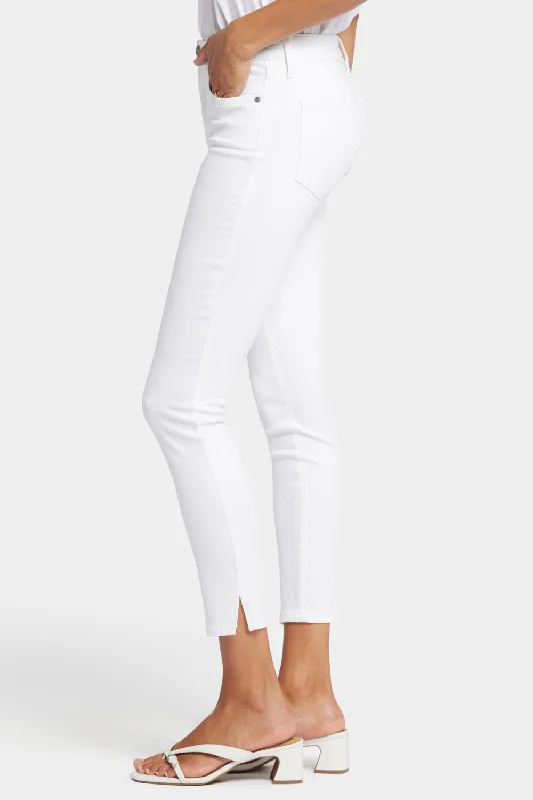 Ami Skinny Ankle Jeans - Optic White