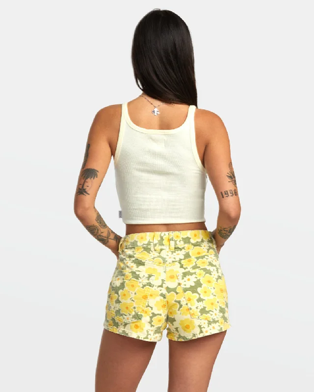 Belle Corduroy Shorts - Fern