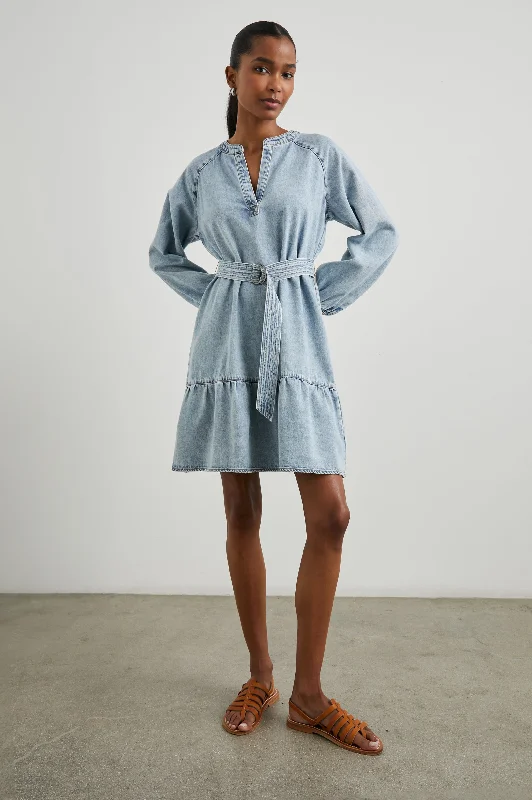 LILA DRESS - FADED INDIGO