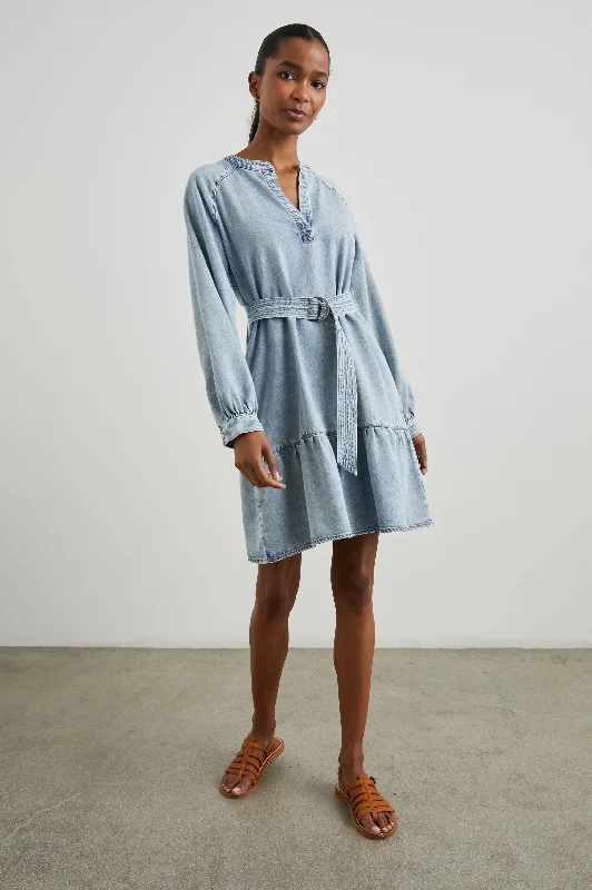 LILA DRESS - FADED INDIGO