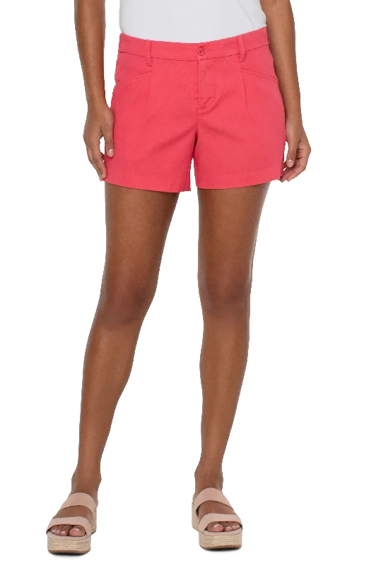 Liverpool High Rise Trouser Shorts (Watermelon)