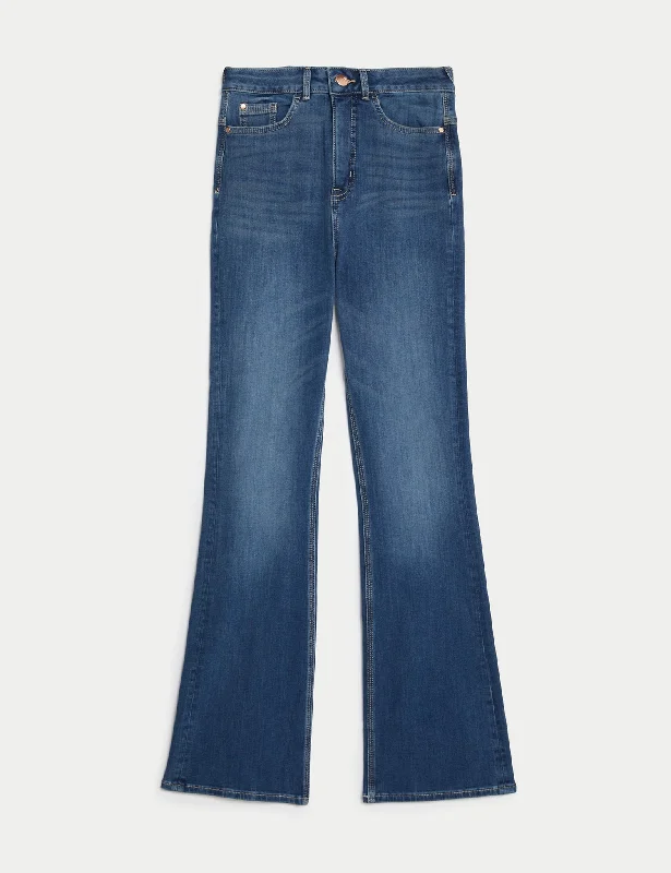 Magic Shaping High Waisted Slim Flare Jeans