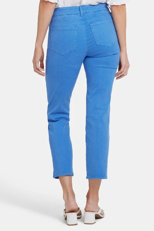 Marilyn Straight Ankle Jeans - Greek Sea