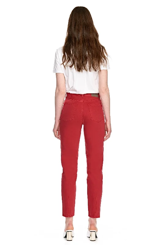 Neuw WOMENS LOLA MOM SLIM JEANS ROUGE