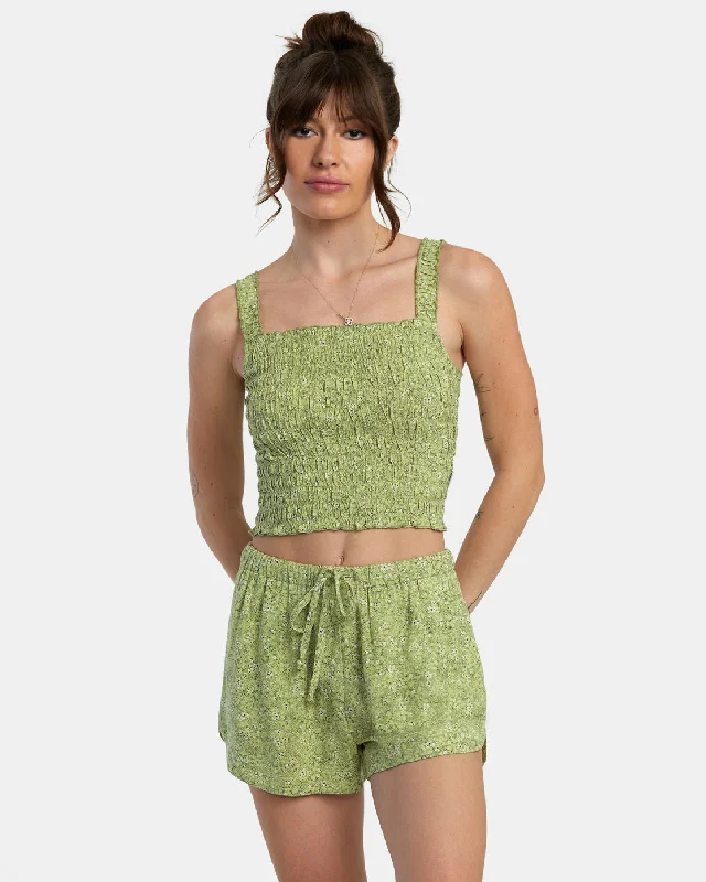 New Yume Drawcord Shorts - Fern