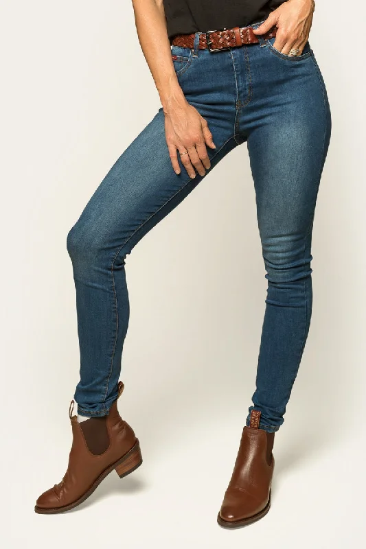 Sammy Womens High Rise Skinny Jean - Vintage Blue Wash