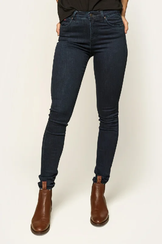 Sammy Womens High Rise Skinny Leg Jean - Indigo Blue