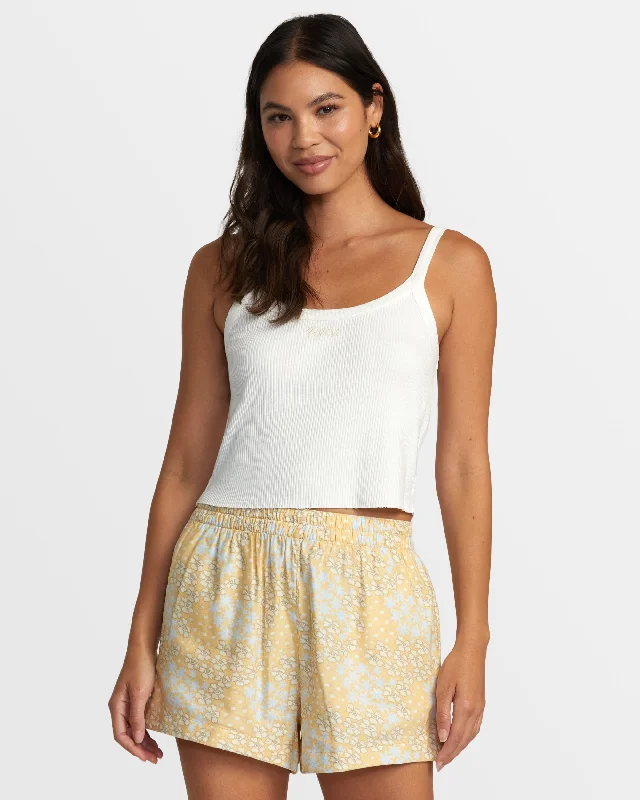 Sawyer Elastic Waist Shorts - Sahara Sun