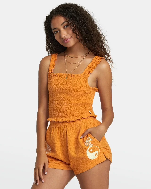 Sawyer Woven Shorts - Tangerine