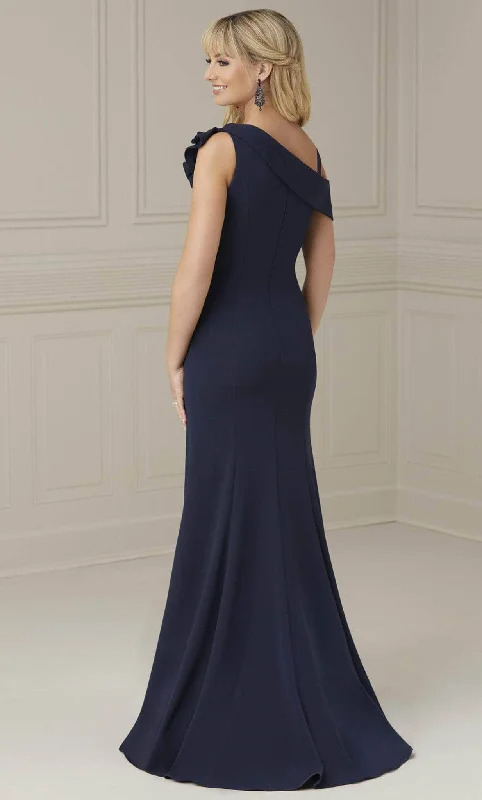 Christina Wu Elegance 17111 - Ruffle One Shoulder Evening Dress Pleated Skirt Elegant Christina Wu Elegance 17111 - Ruffle One Shoulder Evening Dress Pleated Skirt Elegant