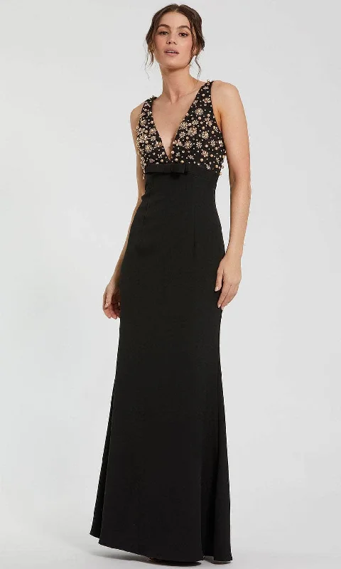 Ieena Duggal 2278 - Embellished Sleeveless Bodice Evening Dress Tunics Brand named