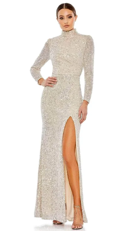 Ieena Duggal 42014 - High Neck Sequined Evening Dress Tunics Long Elegant