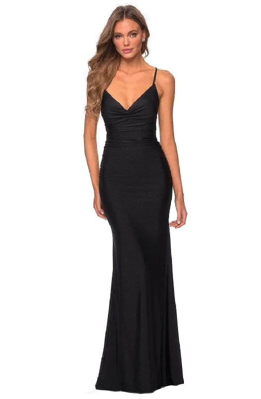 La Femme 28984SC - Strappy Back Evening Dress Tunics Business professional