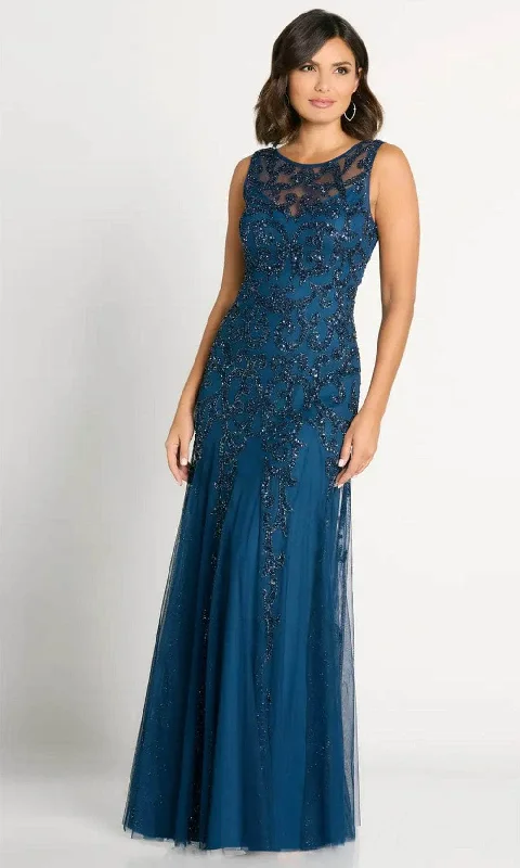 La Valleta LV22104 - Cap Sleeve Beaded Evening Dress Tunics Leisure comfortable