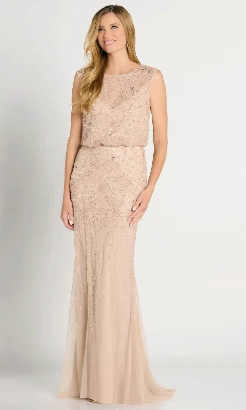 La Valleta LV6103 - Sleeveless Blouson Evening Dress Tunics Velvet soft