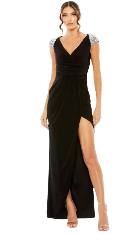 Mac Duggal 42069 - Embellished Cap Sleeve Evening Dress Tunics New arrival