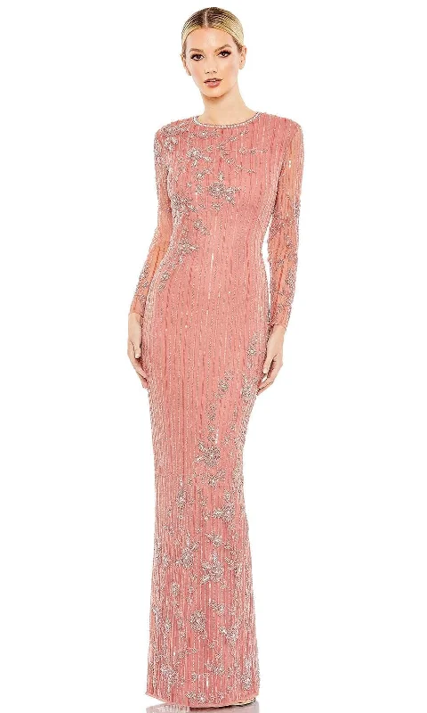 Mac Duggal 93626 - Long Sleeve Evening Dress Tunics Fleece cozy
