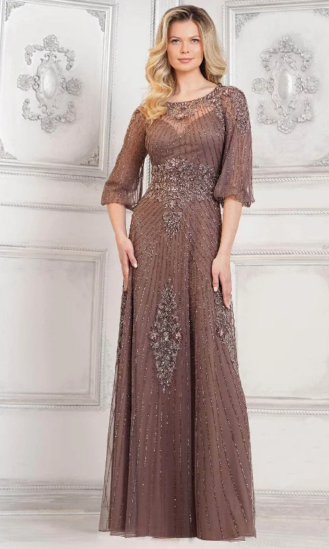 Marsoni by Colors MV1323 - Beaded A-Line Evening Dress Tunics Office stylish