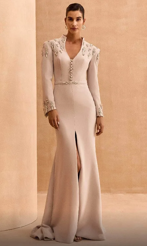 MNM Couture V02030 - Jewel Applique Evening Dress Tunics Bestseller popular