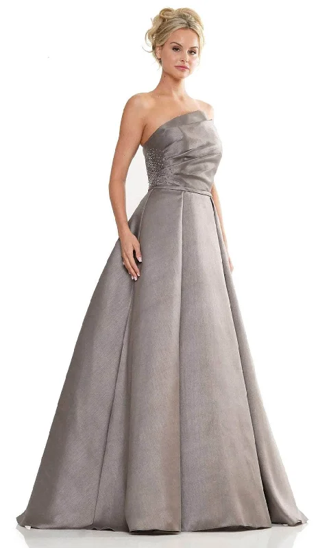 Rina di Montella RD2981 - Asymmetrical A-Line Evening Dress Tunics Wedding white