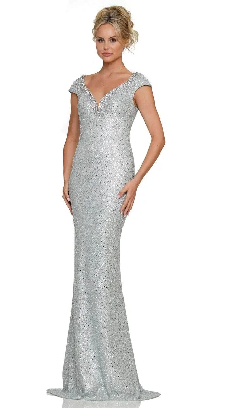 Rina di Montella RD2983 - Beaded Cap Sleeve Evening Dress Tunics Office stylish