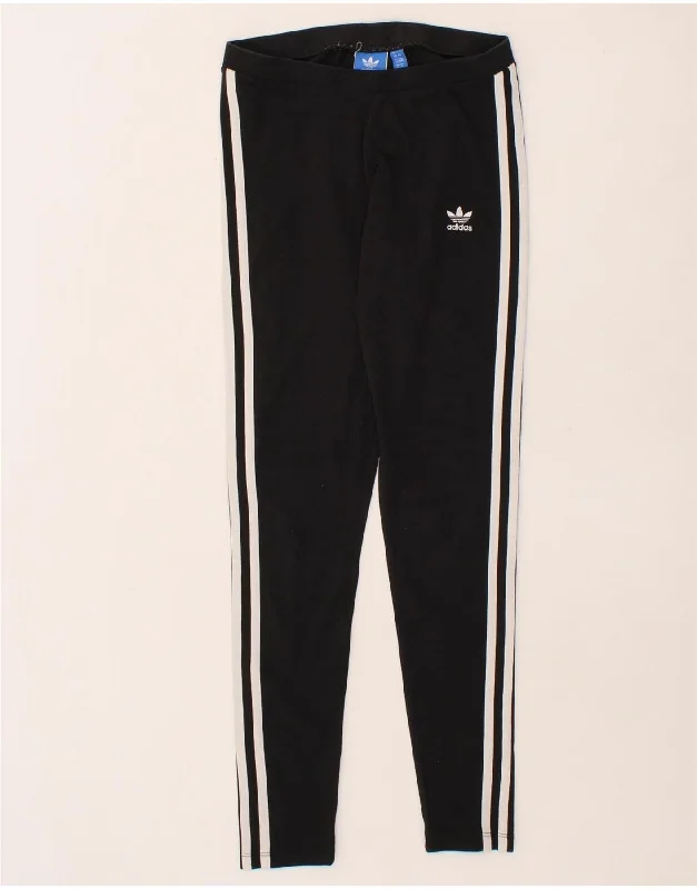 ADIDAS Womens Leggings UK 8 Small Black Cotton Comfortable Sports Performance Tights ADIDAS Womens Leggings UK 8 Small Black Cotton Comfortable Sports Performance Tights