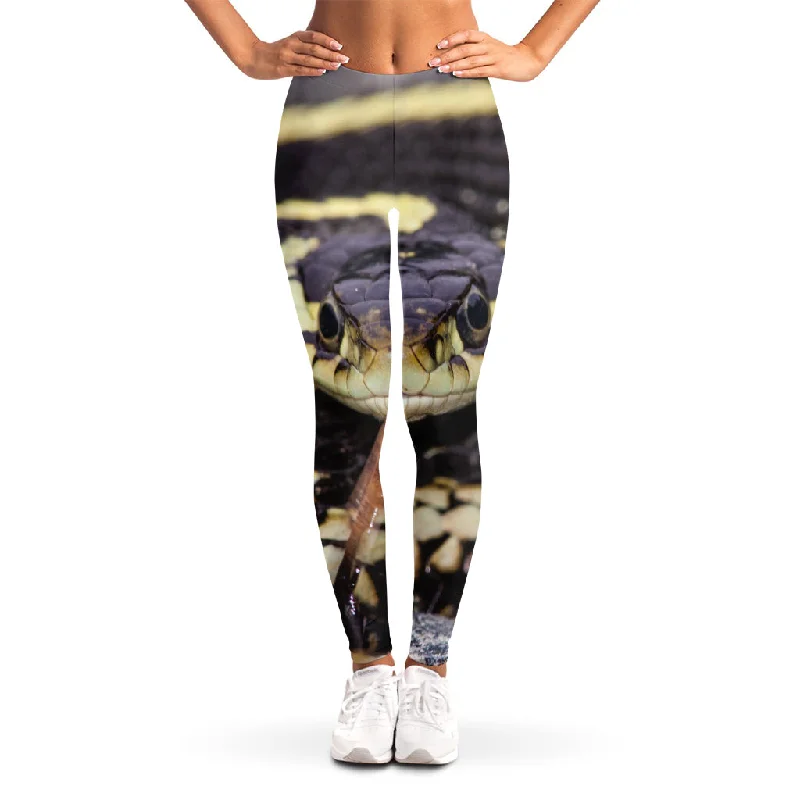 Garter Snake Print Women's Leggings Fashionable Printed Leggings