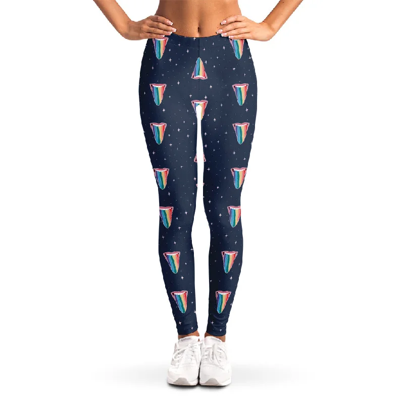 Gay Pride Tongue Pattern Print Women's Leggings Stylish Colorful Activewear Leggings Gay Pride Tongue Pattern Print Women's Leggings Stylish Colorful Activewear Leggings