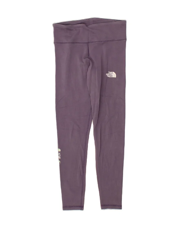 THE NORTH FACE Womens Graphic Leggings UK 14 Medium Purple Cotton Casual Slim-Fit Leggings THE NORTH FACE Womens Graphic Leggings UK 14 Medium Purple Cotton Casual Slim-Fit Leggings